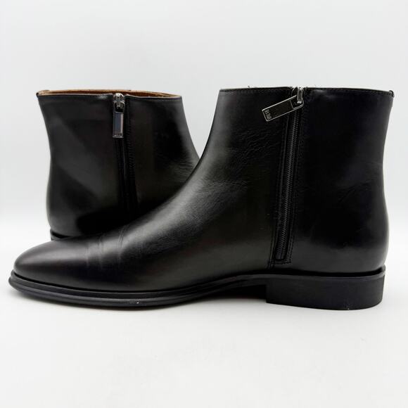 Bruno Magli Mens Raging Boots US 9 M EU 42 Black Leather EUC main image 4